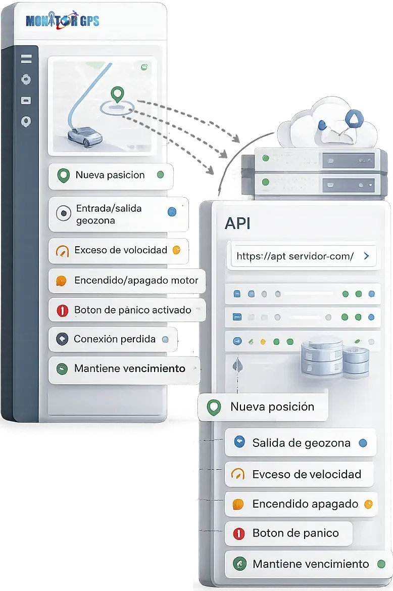 Integración de los datos de MonitorGPS por API